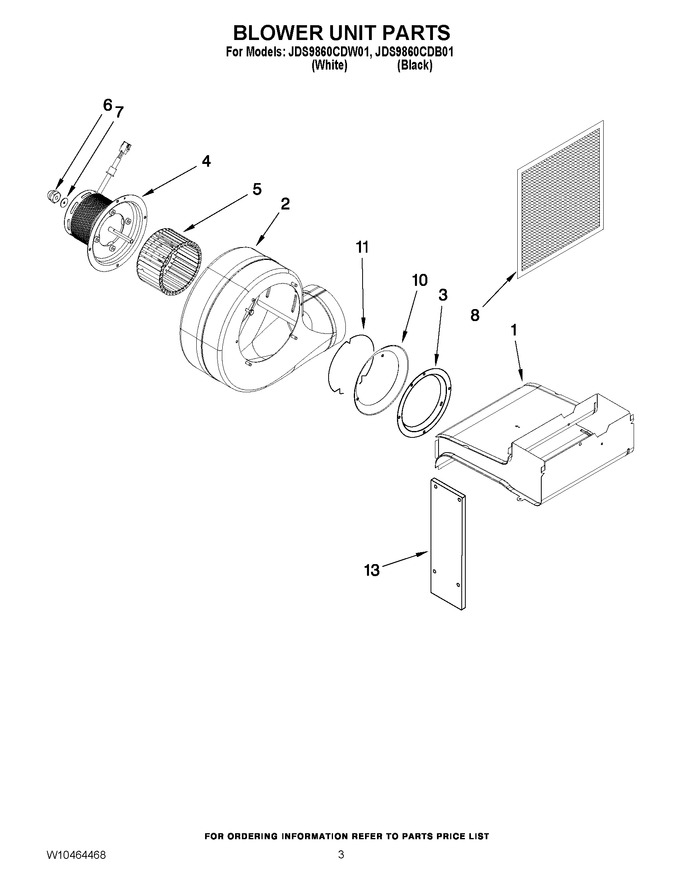 Diagram for JDS9860CDW01