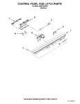 Diagram for 02 - Control Panel And Latch Parts