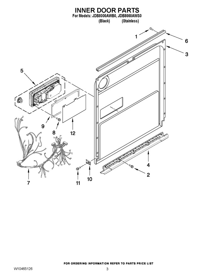 Diagram for JDB8000AWS0