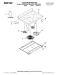 Diagram for 01 - Cooktop Parts