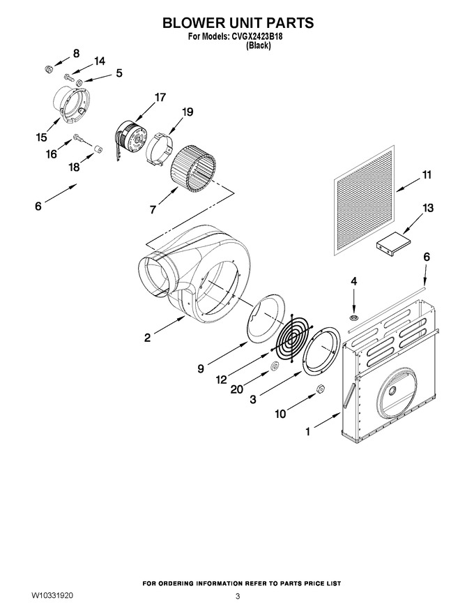 Diagram for CVGX2423B18