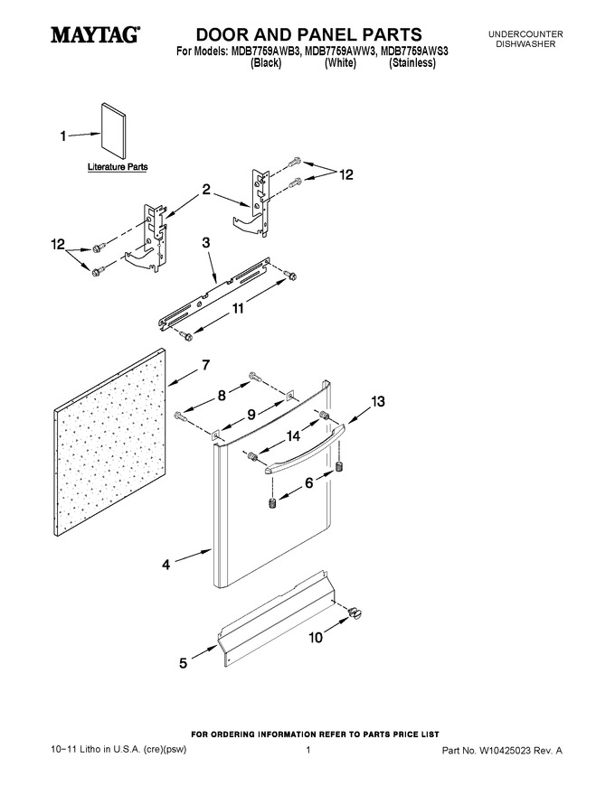 Diagram for MDB7759AWW3