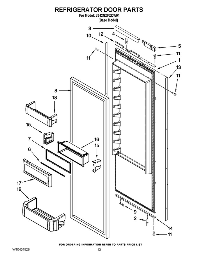 Diagram for JS42NXFXDW01
