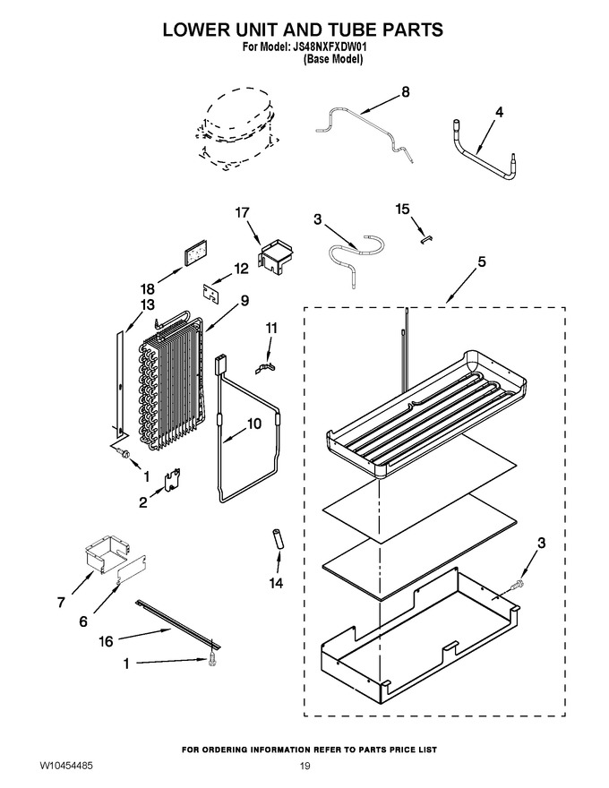 Diagram for JS48NXFXDW01