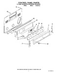 Diagram for 02 - Control Panel Parts