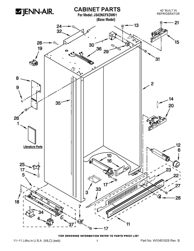 Diagram for JS42NXFXDW01