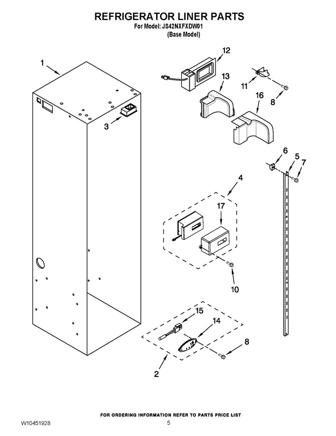Diagram for JS42NXFXDW01