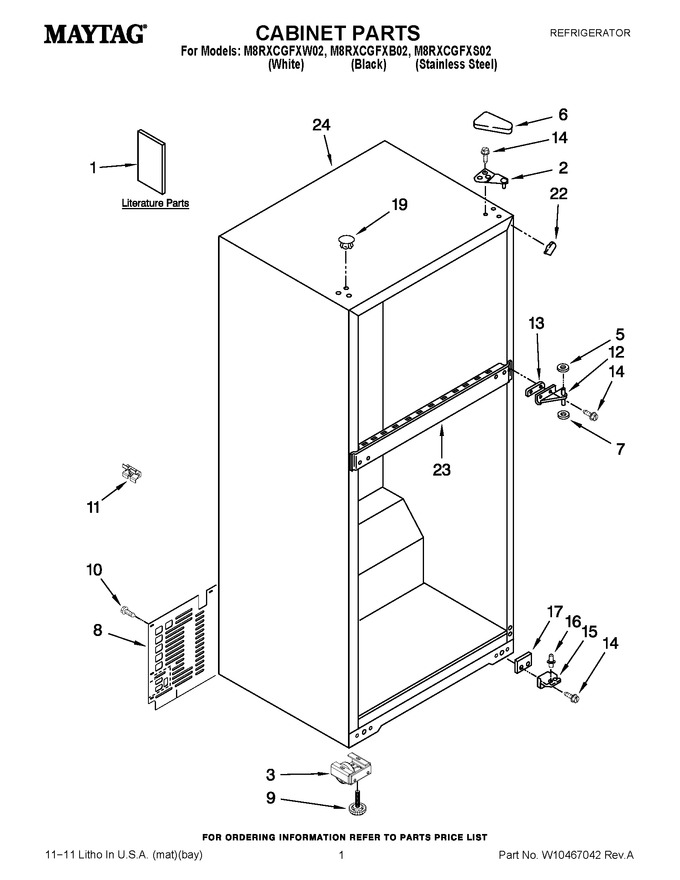 Diagram for M8RXCGFXB02