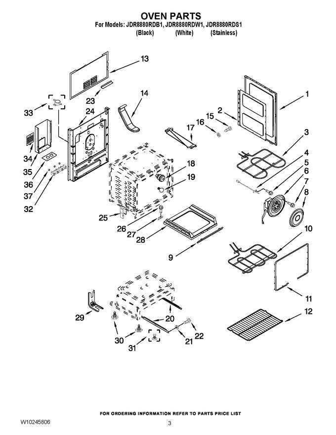 Diagram for JDR8880RDW1