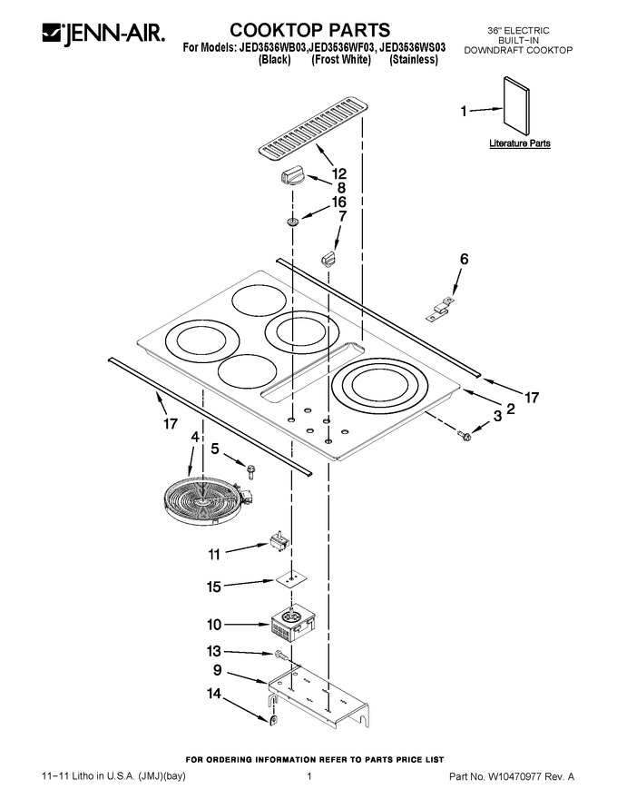 Diagram for JED3536WF03