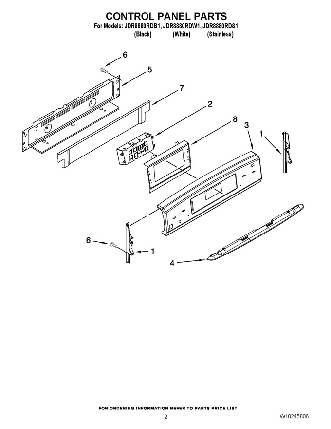 Diagram for JDR8880RDW1