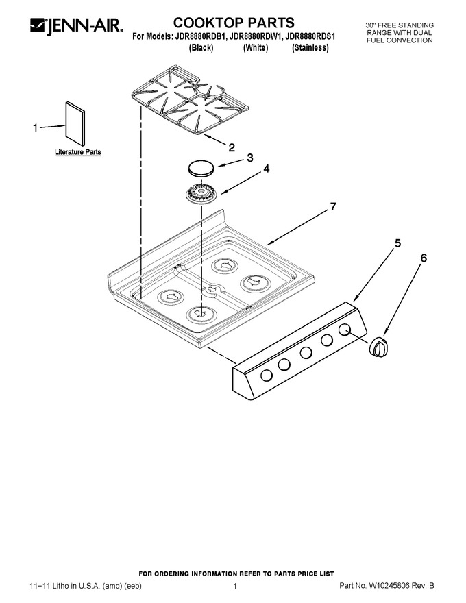 Diagram for JDR8880RDW1