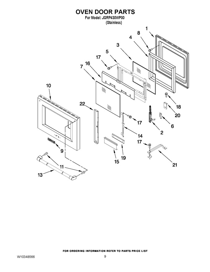 Diagram for JGRP430WP00