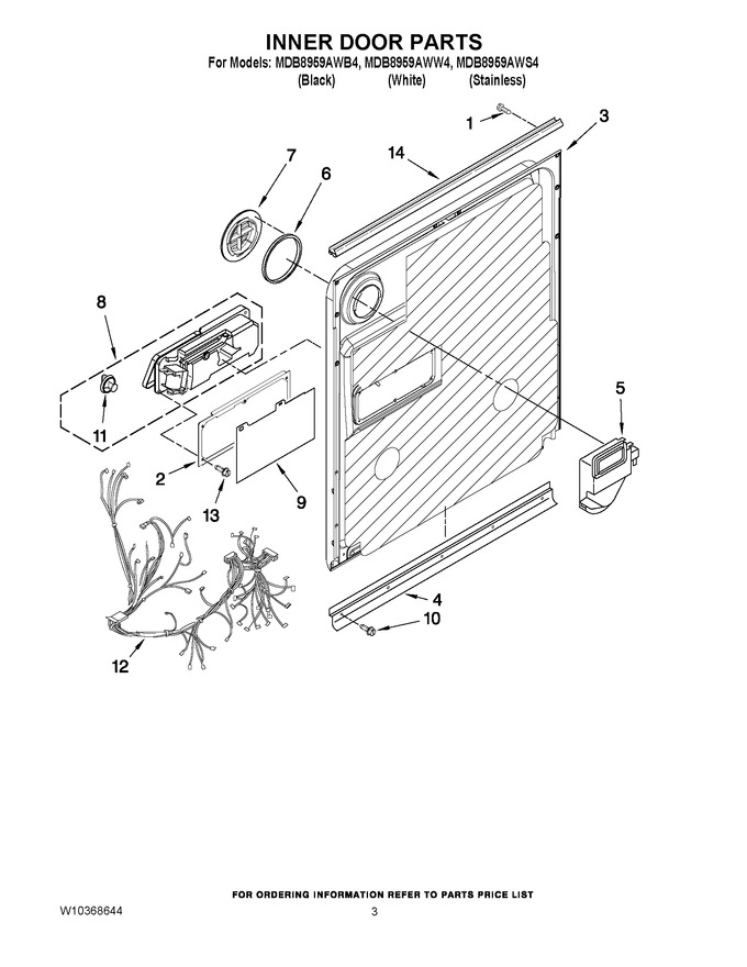 Diagram for MDB8959AWW4