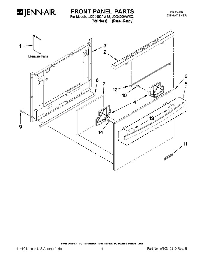 Diagram for JDD4000AWX3