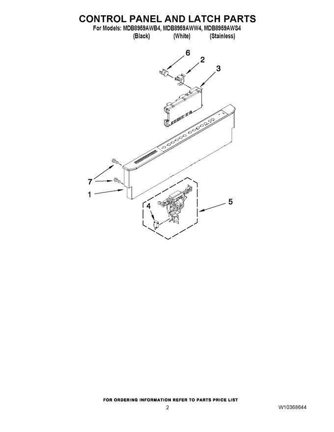 Diagram for MDB8959AWB4