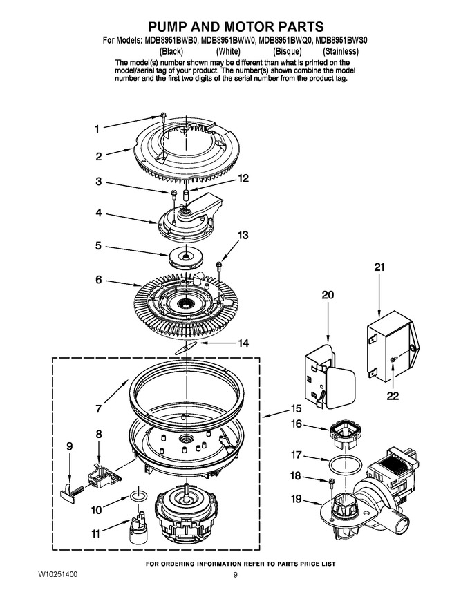 Diagram for MDB8951BWB0