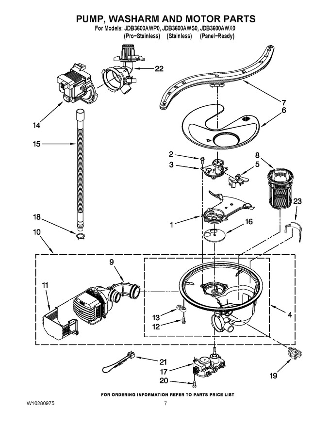 Diagram for JDB3600AWS0