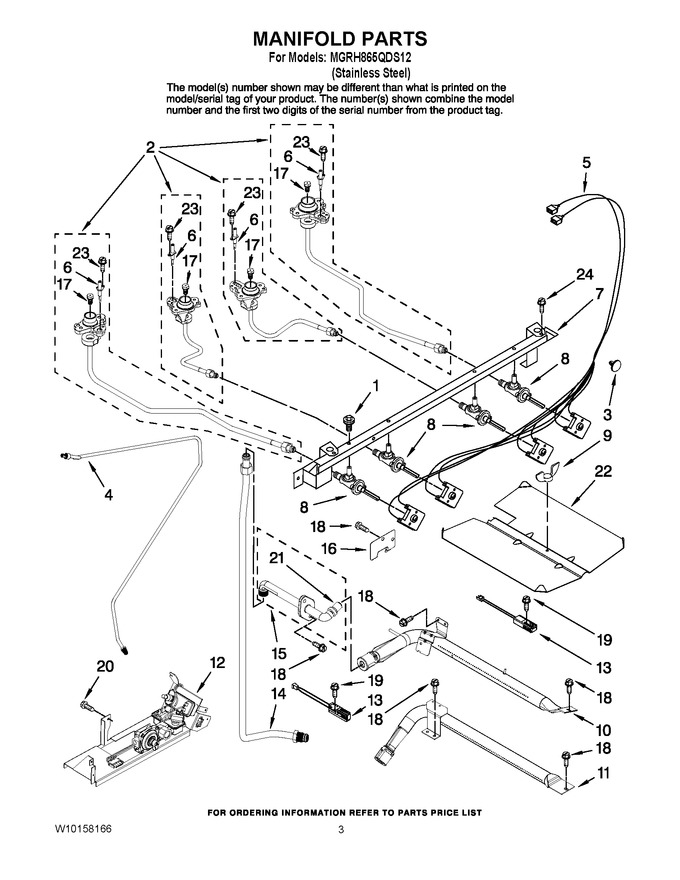 Diagram for MGRH865QDS12