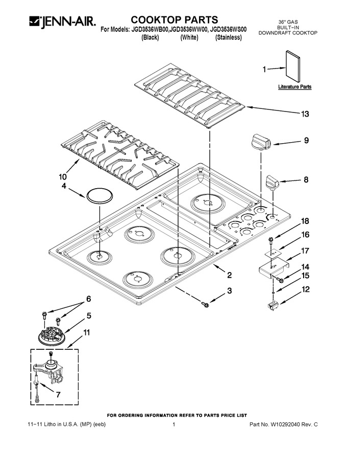 Diagram for JGD3536WW00