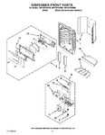 Diagram for 08 - Dispenser Front Parts