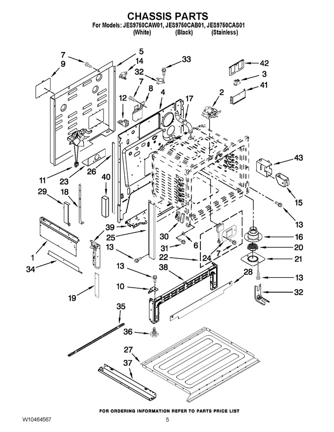 Diagram for JES9750CAS01