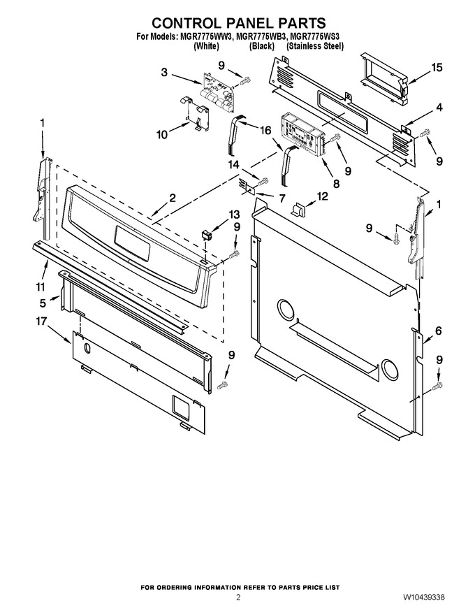 Diagram for MGR7775WW3