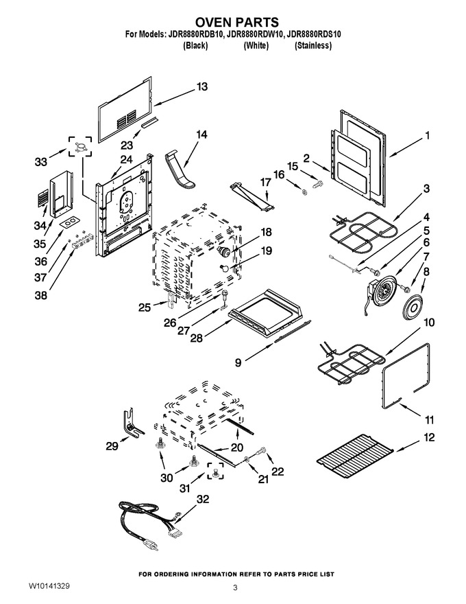 Diagram for JDR8880RDS10