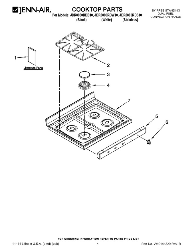 Diagram for JDR8880RDS10