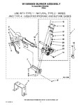 Diagram for 04 - W10096909 Burner Assembly