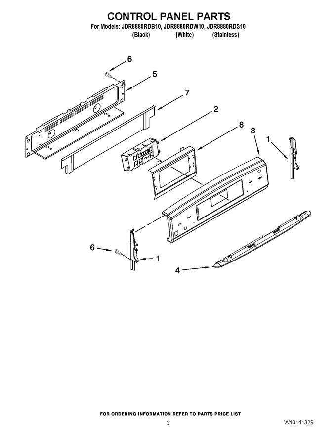 Diagram for JDR8880RDS10