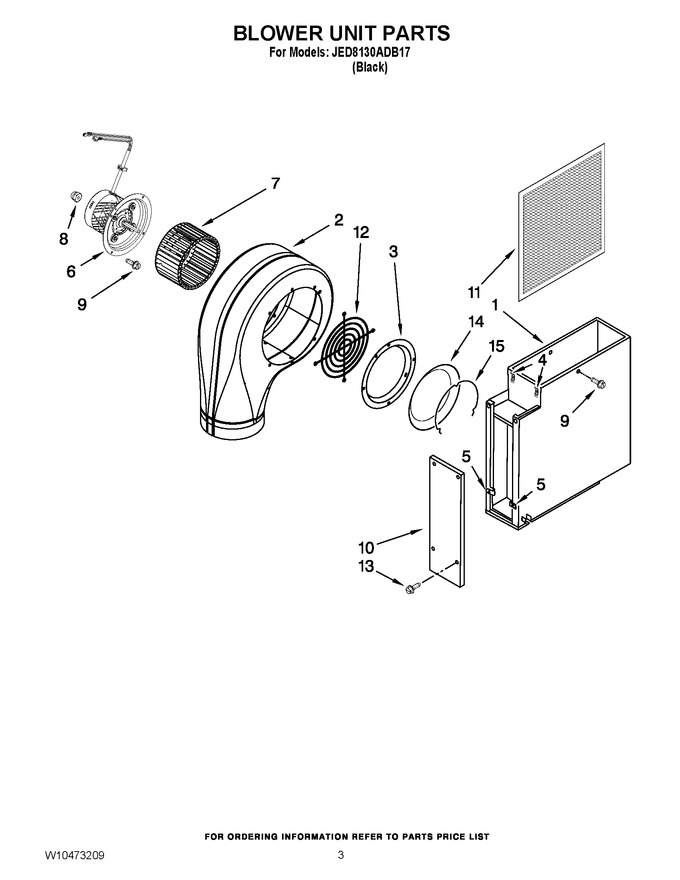 Diagram for JED8130ADB17