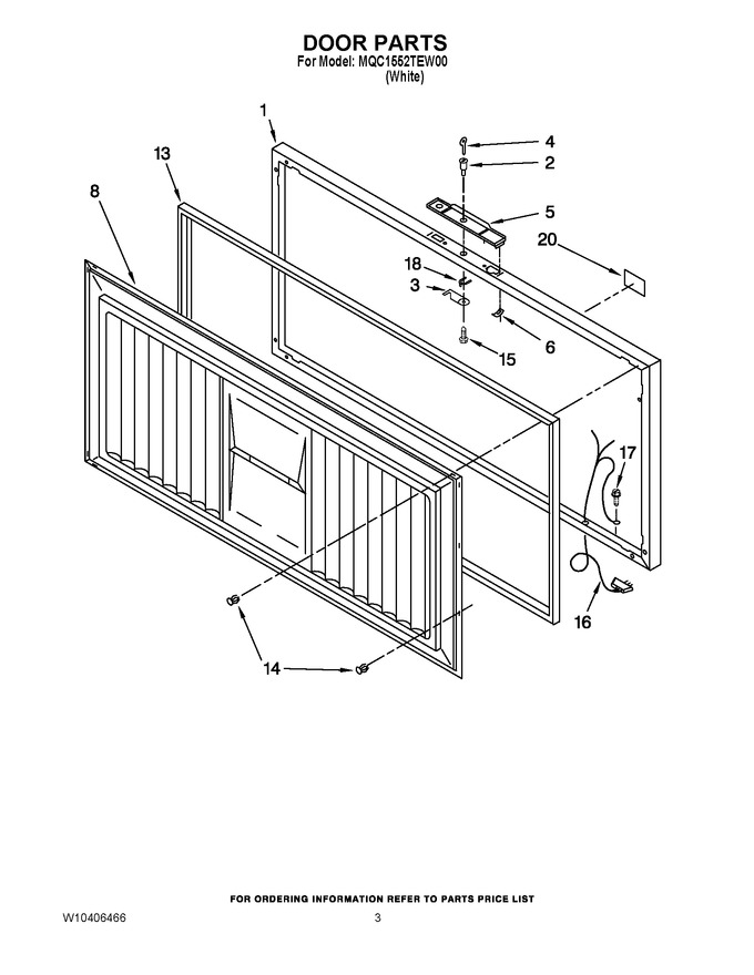 Diagram for MQC1552TEW00