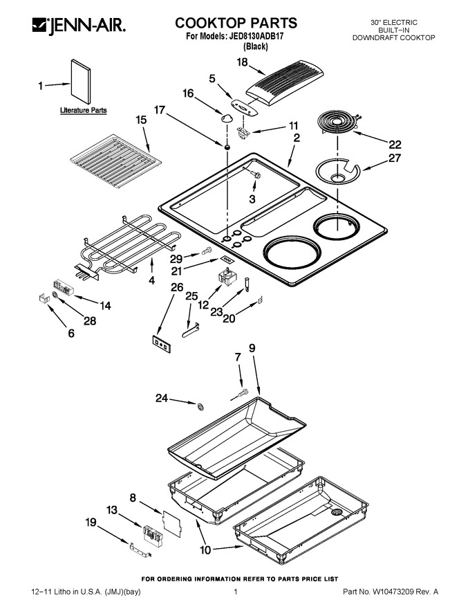 Diagram for JED8130ADB17