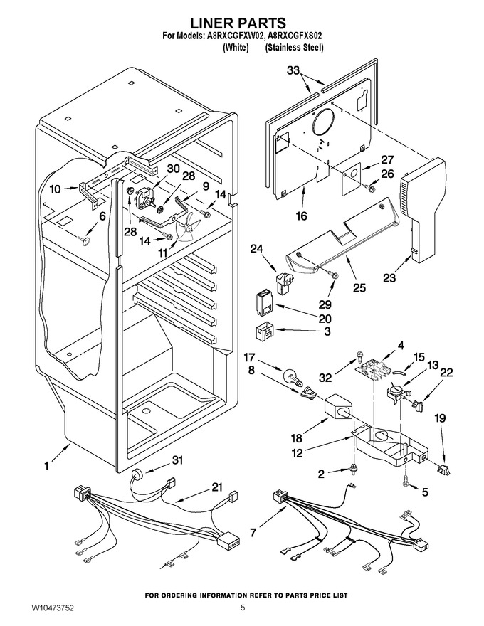 Diagram for A8RXCGFXW02