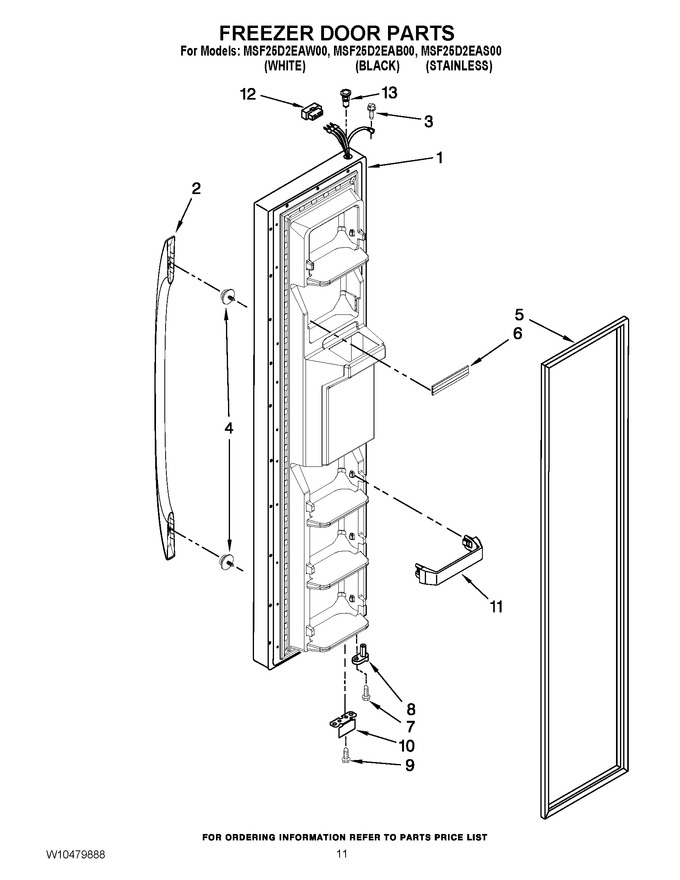 Diagram for MSF25D2EAW00