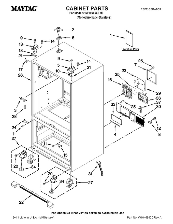 Diagram for MFI2665XEM6