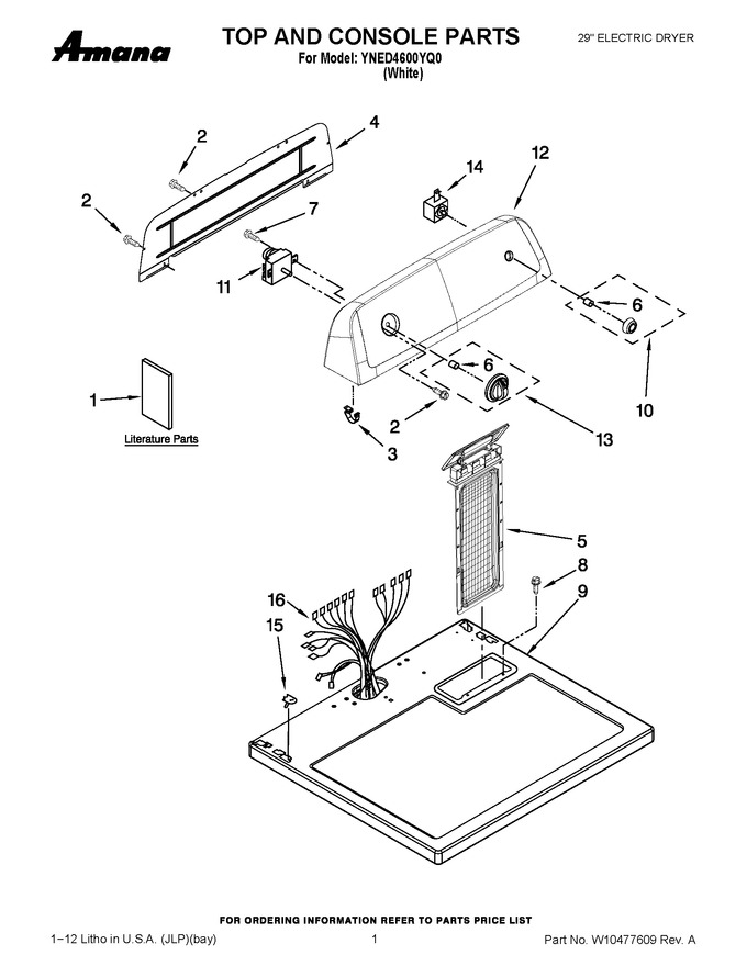 Diagram for YNED4600YQ0