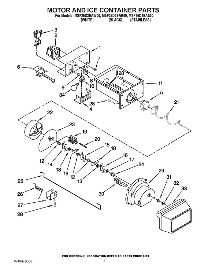 Diagram for MSF25D2EAS00