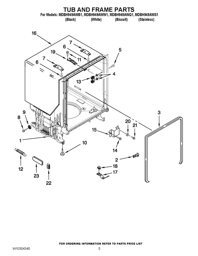 Diagram for MDBH949AWW1