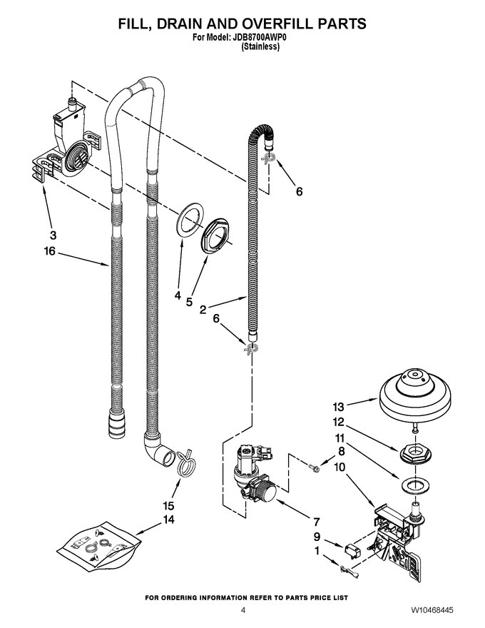 Diagram for JDB8700AWP0