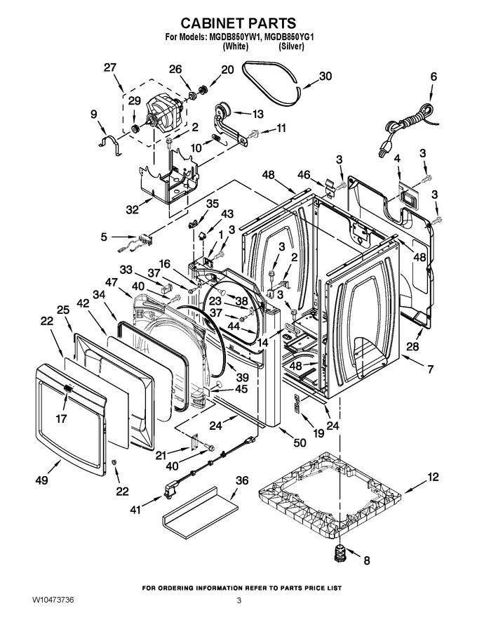 Diagram for MGDB850YG1