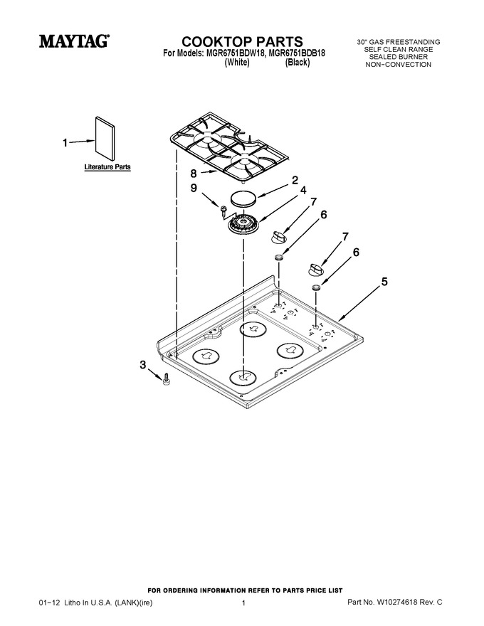 Diagram for MGR6751BDB18