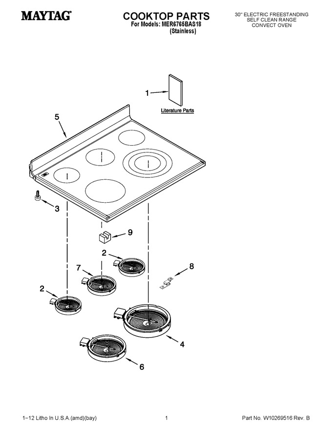Diagram for MER6765BAS18