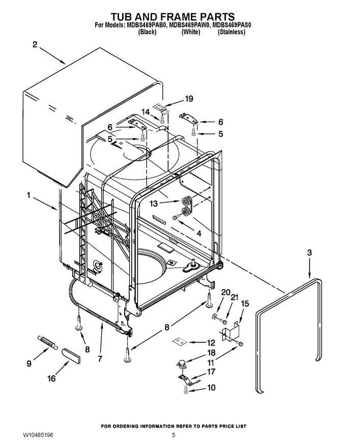 Diagram for MDBS469PAW0