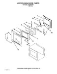 Diagram for 03 - Upper Oven Door Parts