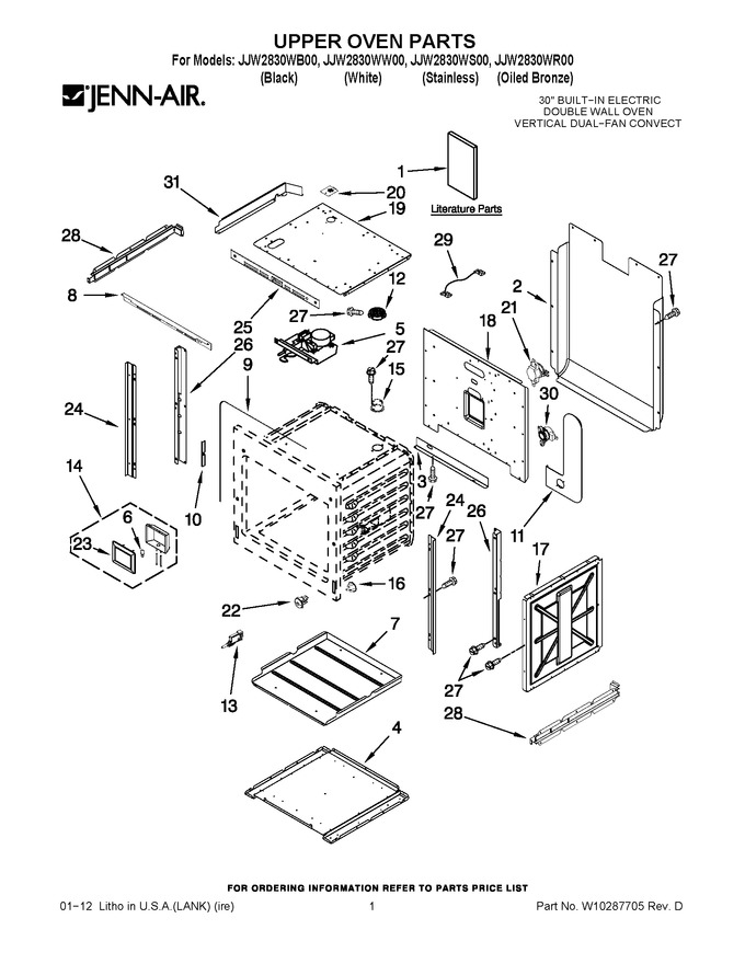 Diagram for JJW2830WR00