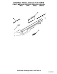 Diagram for 02 - Control Panel And Latch Parts
