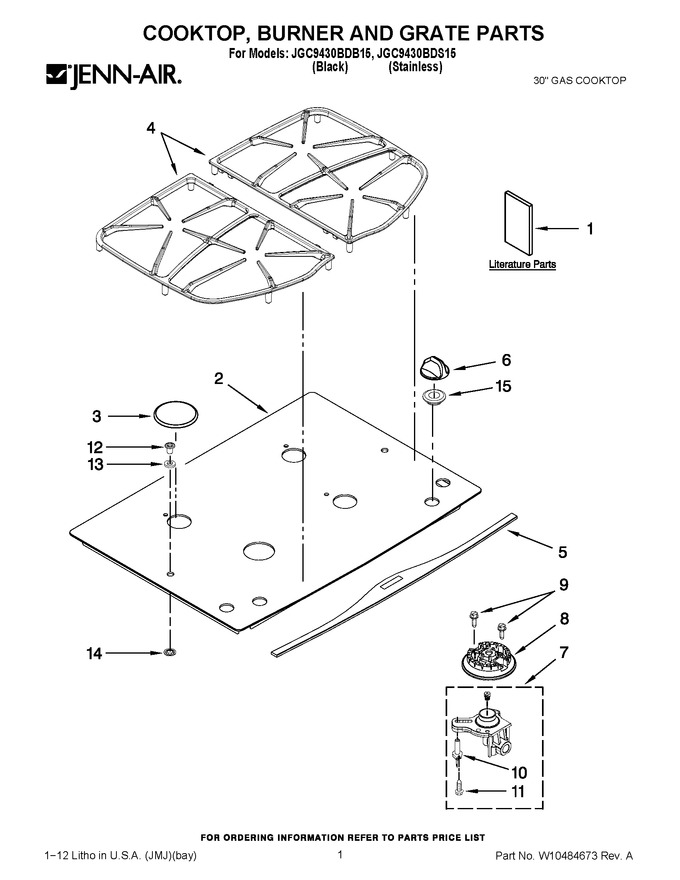 Diagram for JGC9430BDB15