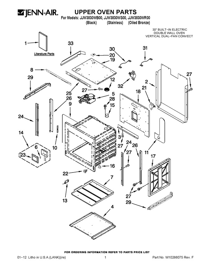 Diagram for JJW3830WS00